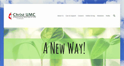 Desktop Screenshot of christumc.net