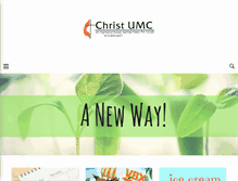 Tablet Screenshot of christumc.net